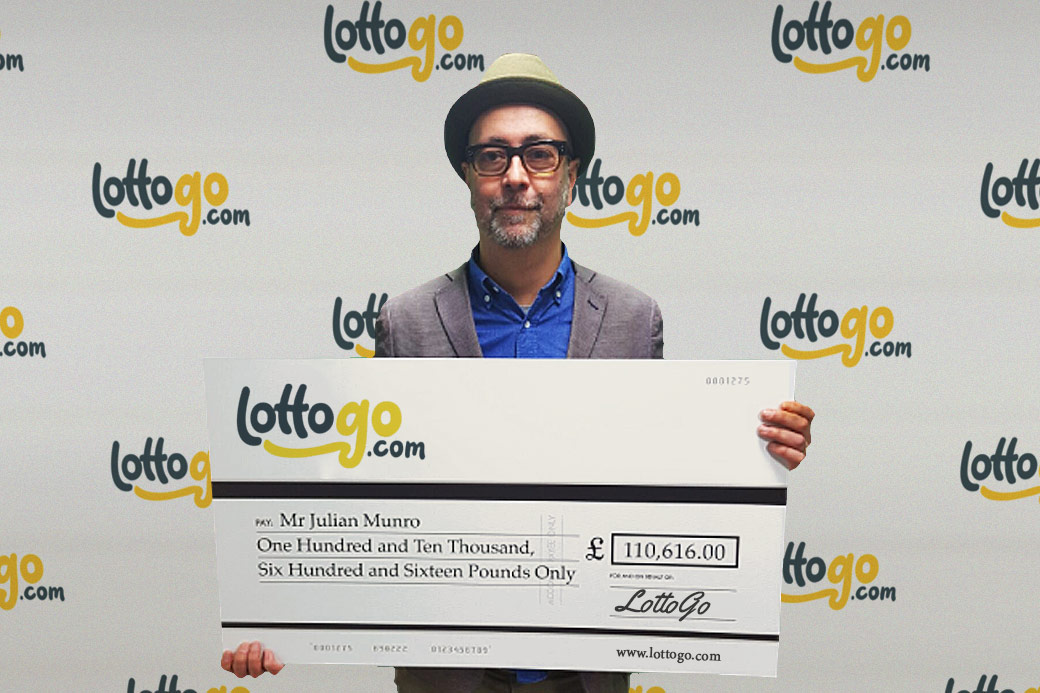 LottoGo El Gordo £110,616 winner, Julian Munro